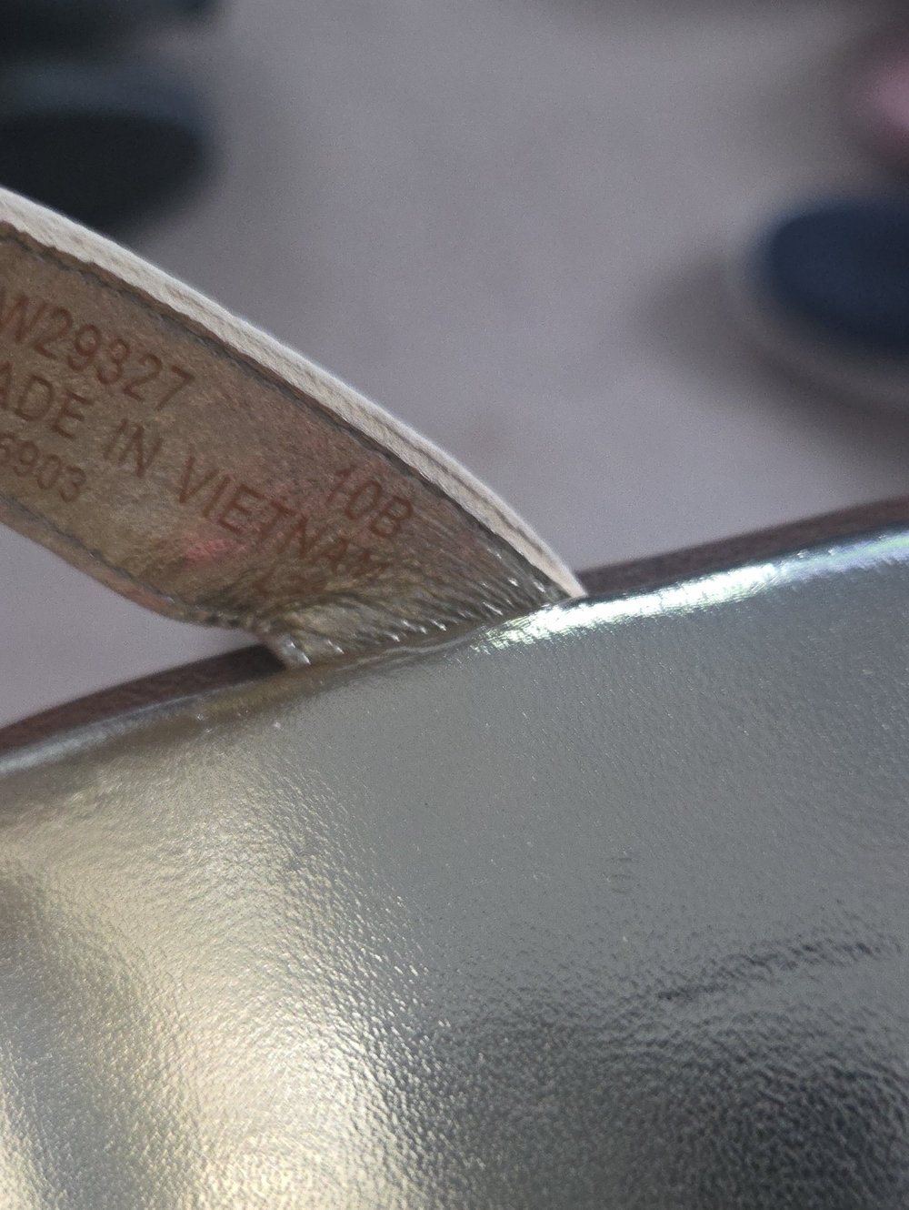 Cole Haan Chrisee Slide Metallic Gold Leather  10 - Picture 7 of 10